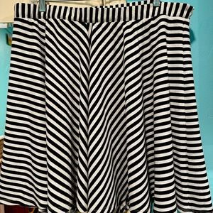 Torrid stripe circle skirt